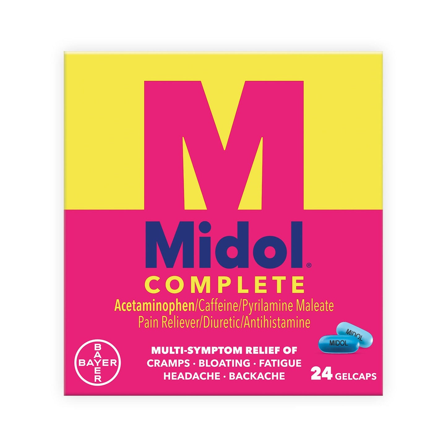 MIDOL, GCAP 500-15-60MG