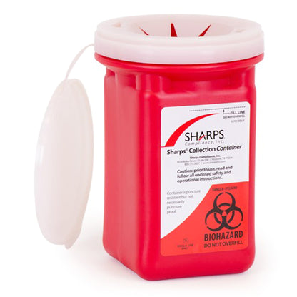 CONTAINER, SHARPS MAILBACK 1QT