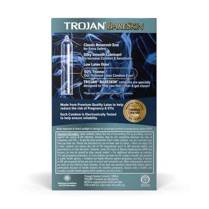 CONDOM, TROJAN BARESKIN LUBRICATED