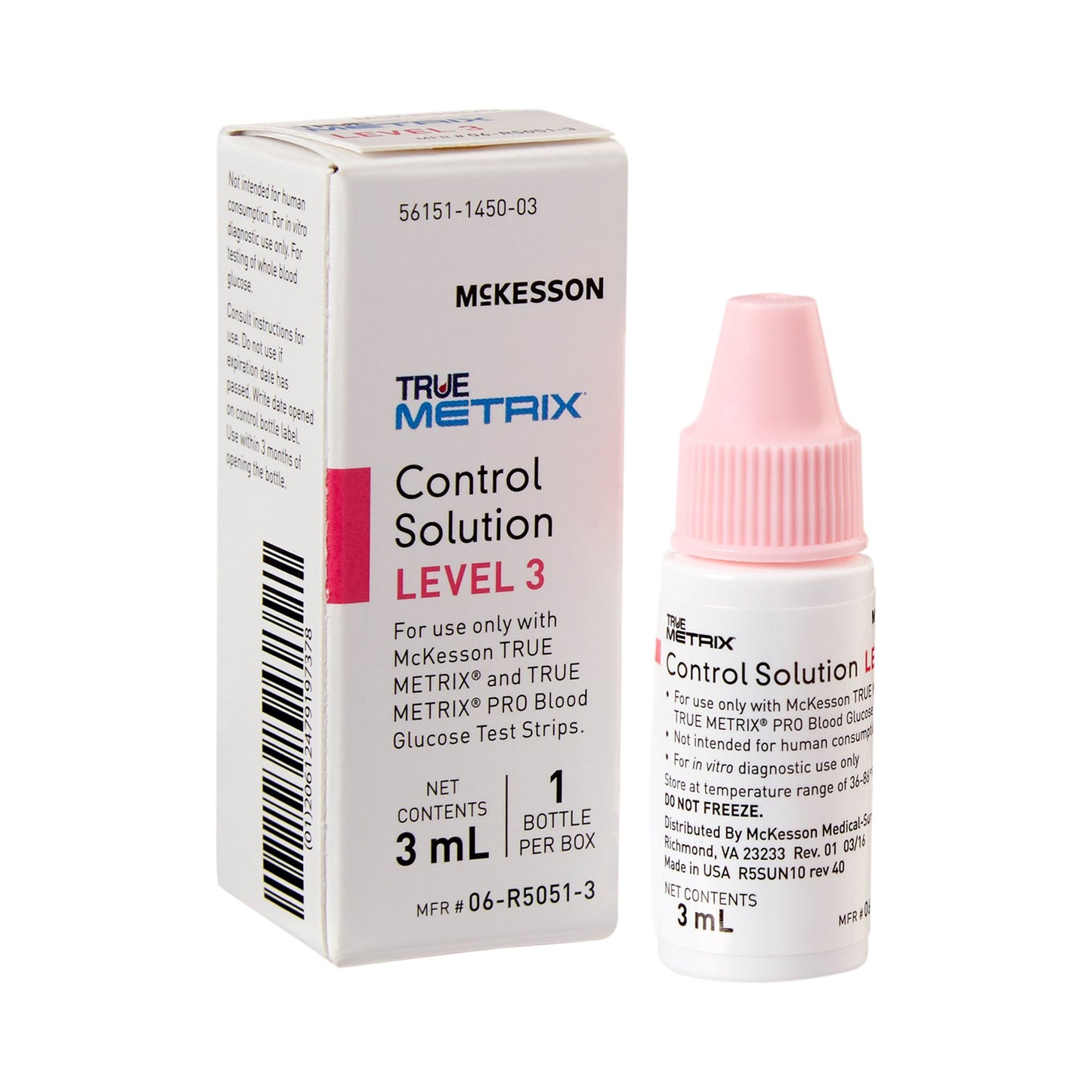 CONTROL, BLD GLUCOSE LEVEL 3 TRUE METRIX