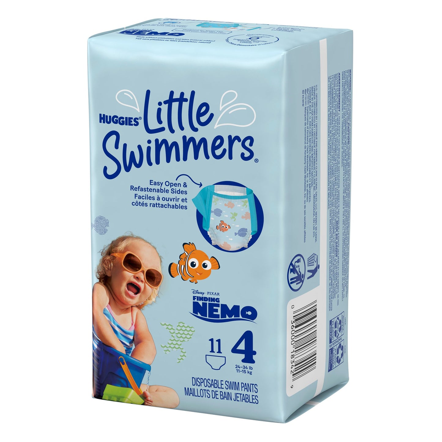 PANTS, SWIM HUGGIES MED