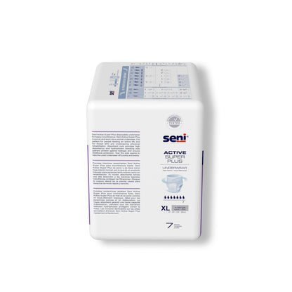 UNDERWEAR, INCONT ACTIVE SUPER+ XLG 47"-63"