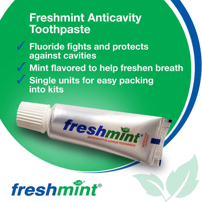 TOOTHPASTE, FRESHMINT W/FLUORIDE .6OZ