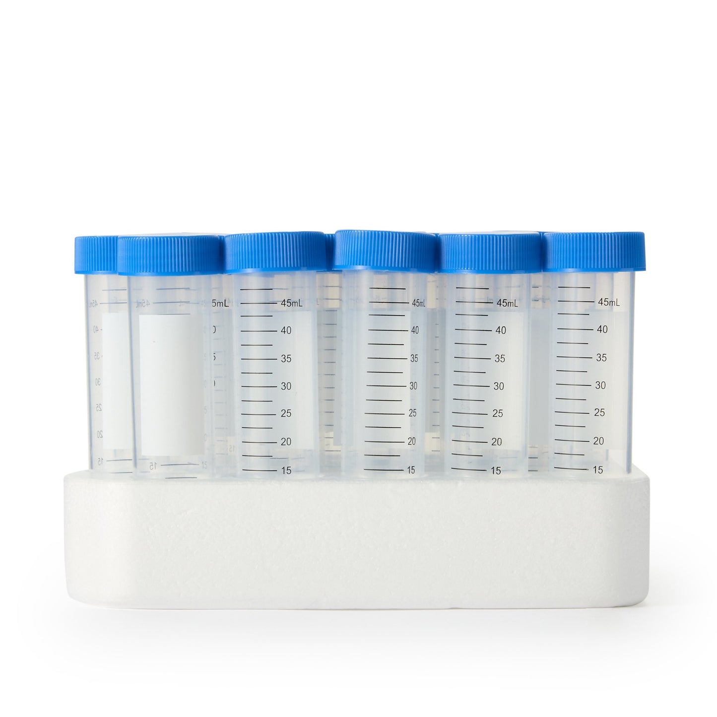 TUBE, CENTRIFUGE PP RACKED STRBLU 50ML