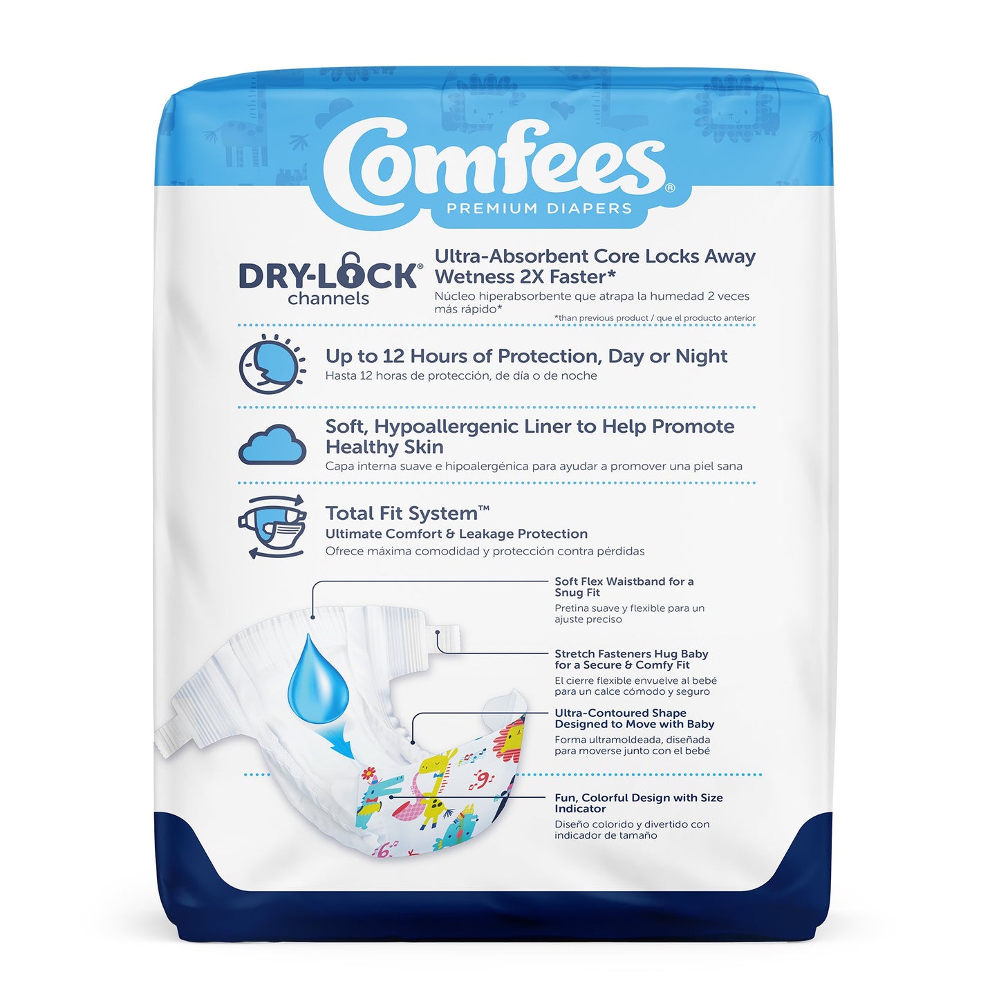 DIAPER, BABY COMFEES SZ6