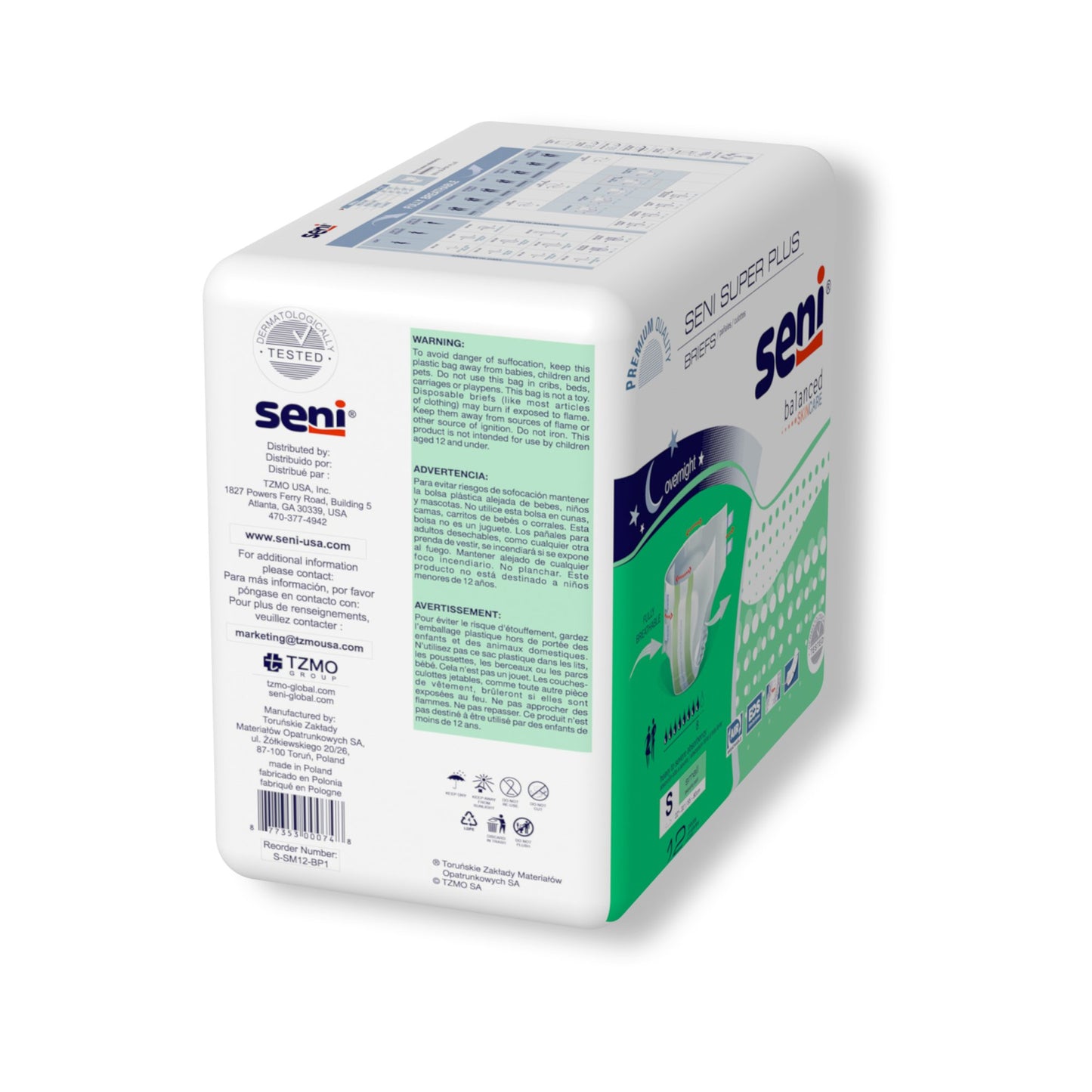 BRIEF, INCONT SENI SUPER PLUSSM 22"-31"