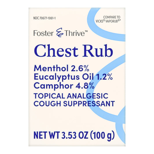 CHEST RUB, OINT FT MEDICATED 3.5OZ