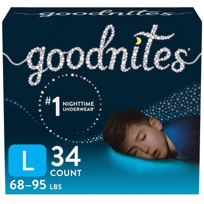 PANTS, INCONT GOODNITES BOYS YTH LG SZ5