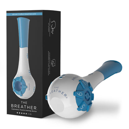 EXERCISER, RESPIRATORY TRAINERBREATHER BLU
