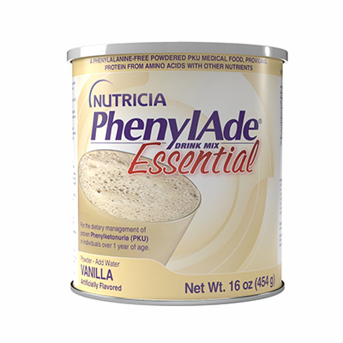 PHENYLADE, ESSENTIAL DM VANILLA CAN 454G