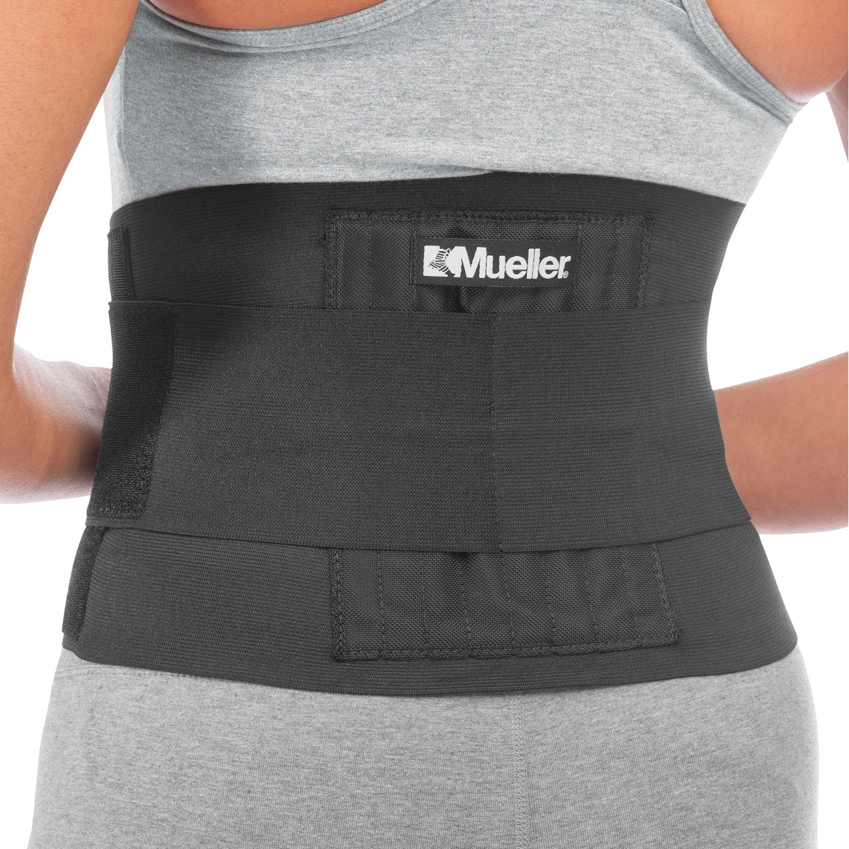 BACK BRACE, ADJ BLK