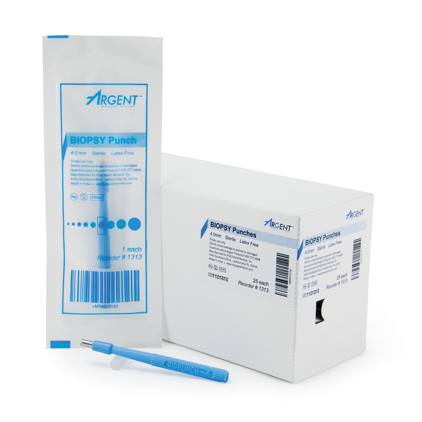 PUNCH, BIOPSY DISP STR 4MM