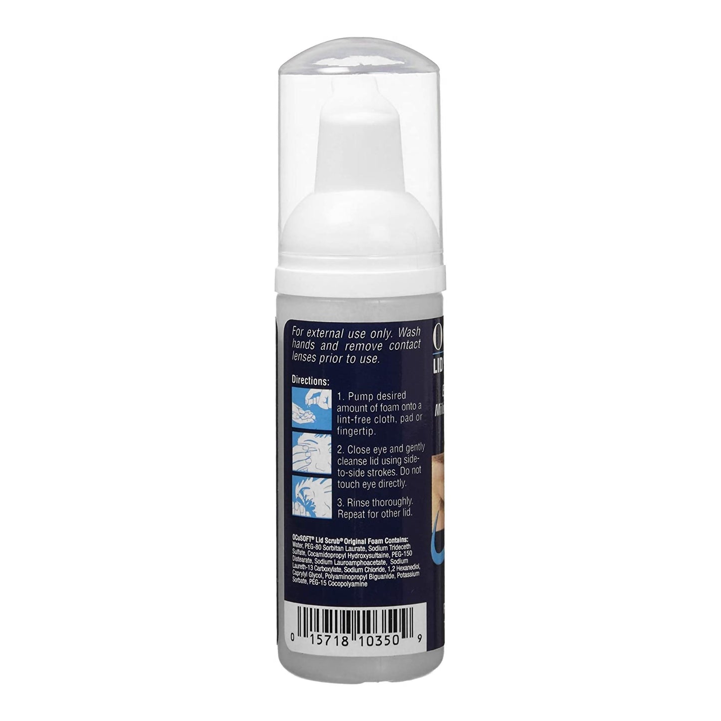 OCUSOFT, FOAM OCUSOFT LID SCRUB 50ML 9OCSFT