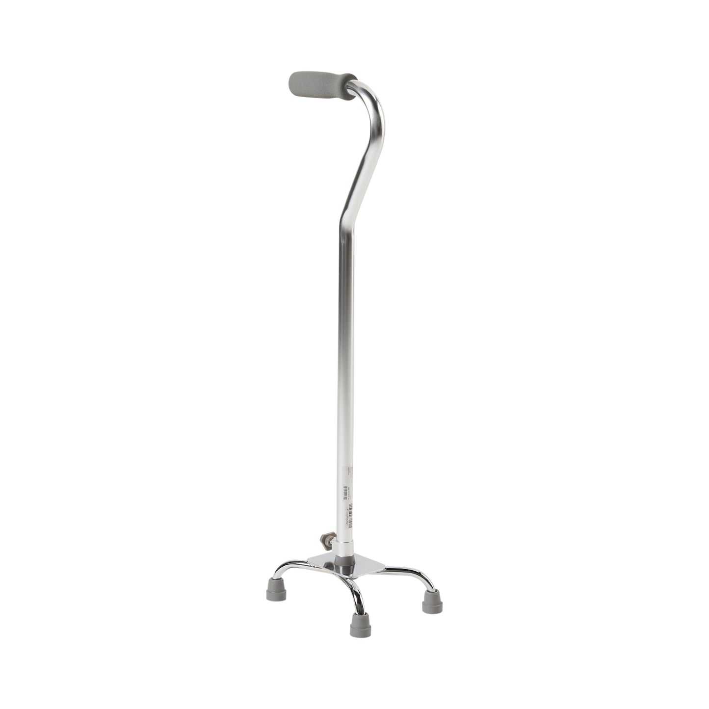 CANE, QUAD/SM BASE ALUM CHROME