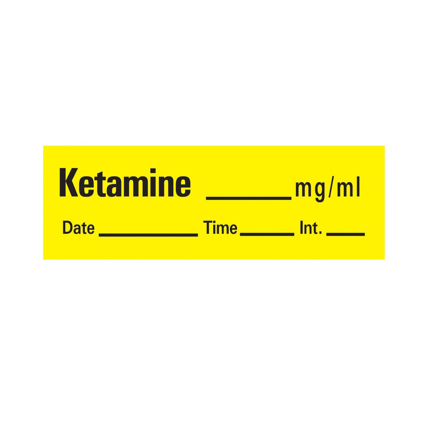 LABEL, KETAMINE YLW