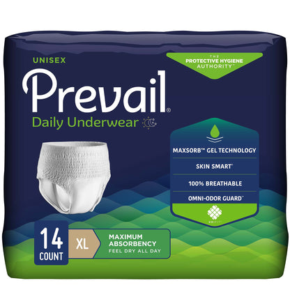 BRIEF, PULL-ON SUPR ABSRB XLGSZ 58-68"