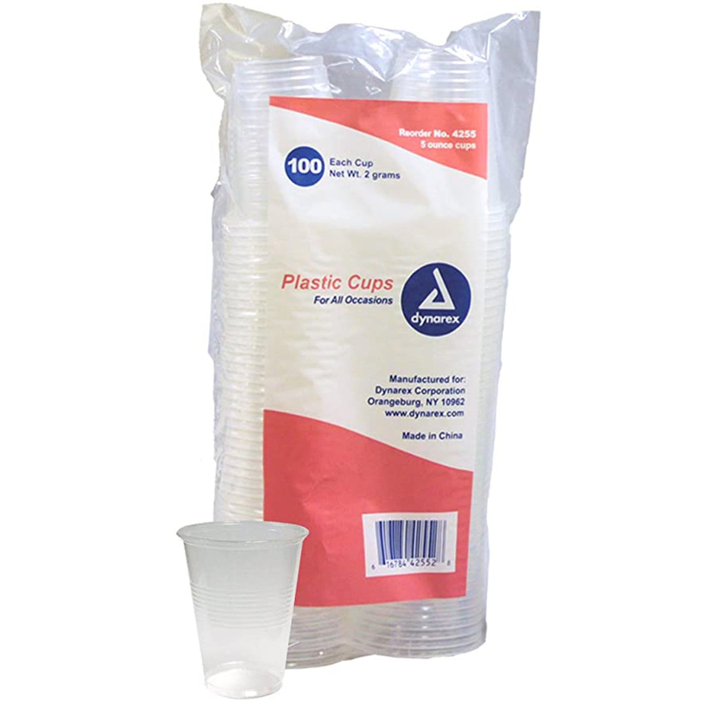 CUP, DRINK PLAS CLR 5OZ