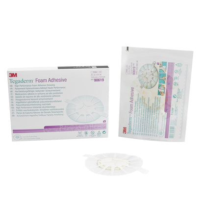 DRESSING, TEGADERM FM ADHSV HEEL 5.5X5.5" PAD 3X3"