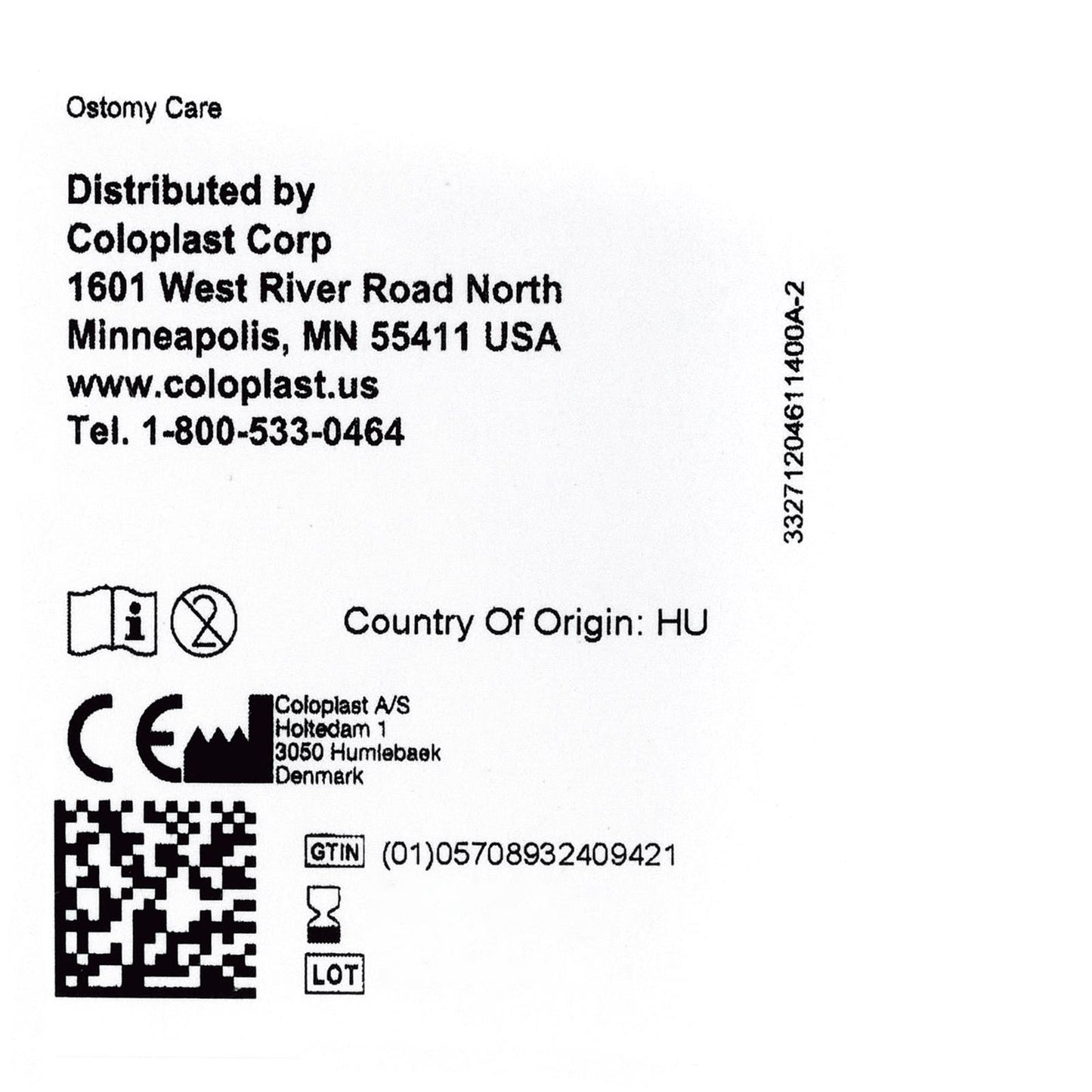 SEAL, F/OSTOMY POUCH BRAVA THIN 3/4"X2 1/4"