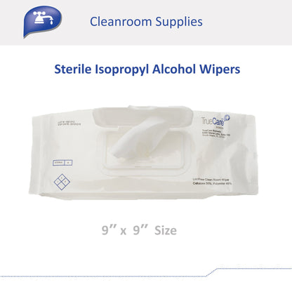 WIPE, WET ISOPROPYL ALCOHOL STR 9"X9"