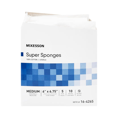 SPONGE, SUPR 6"X6 3/4" MED STRLF