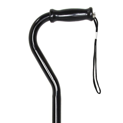CANE, OFFSET HD STEEL BLK