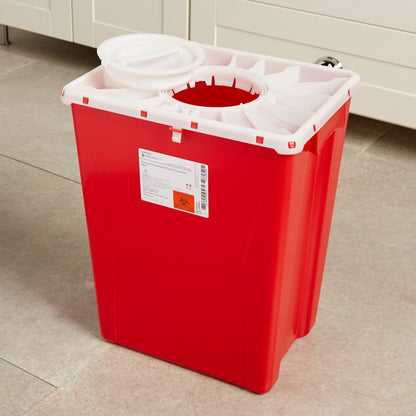 CONTAINER, SHARPS RED 18GL