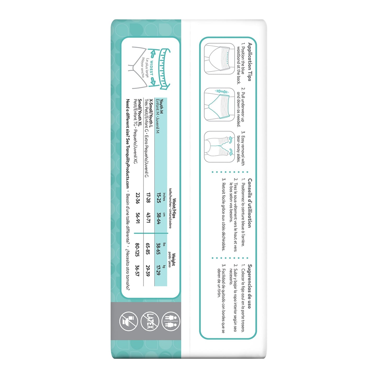 BRIEF, INCONT SELECT ABSORB DISP YTH
