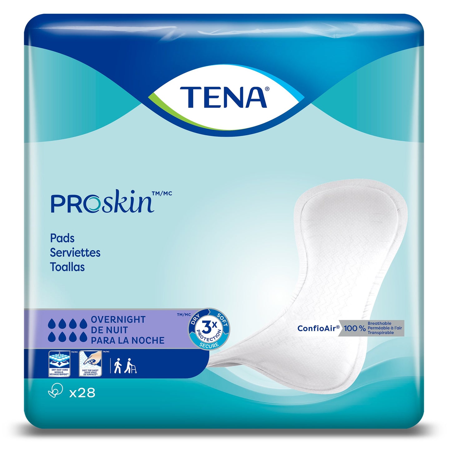 PAD, LT TENA OVERNIGHT HEAVY PROTECTION
