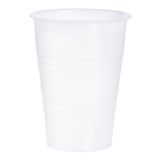 CUP, DRINK RIBD TRANS PLAS 10OZ