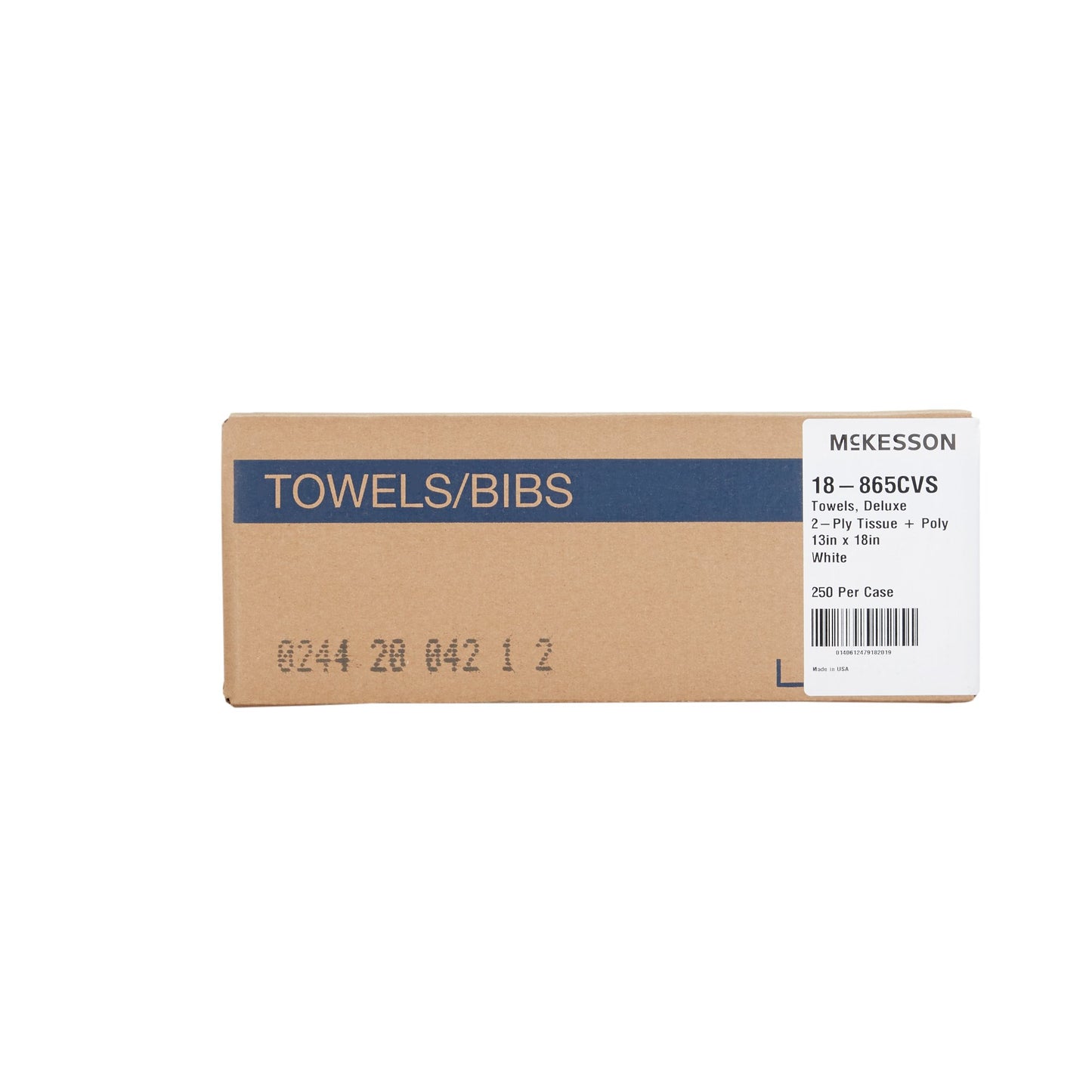TOWEL, PRO 2PLY POLY WHT 13X18