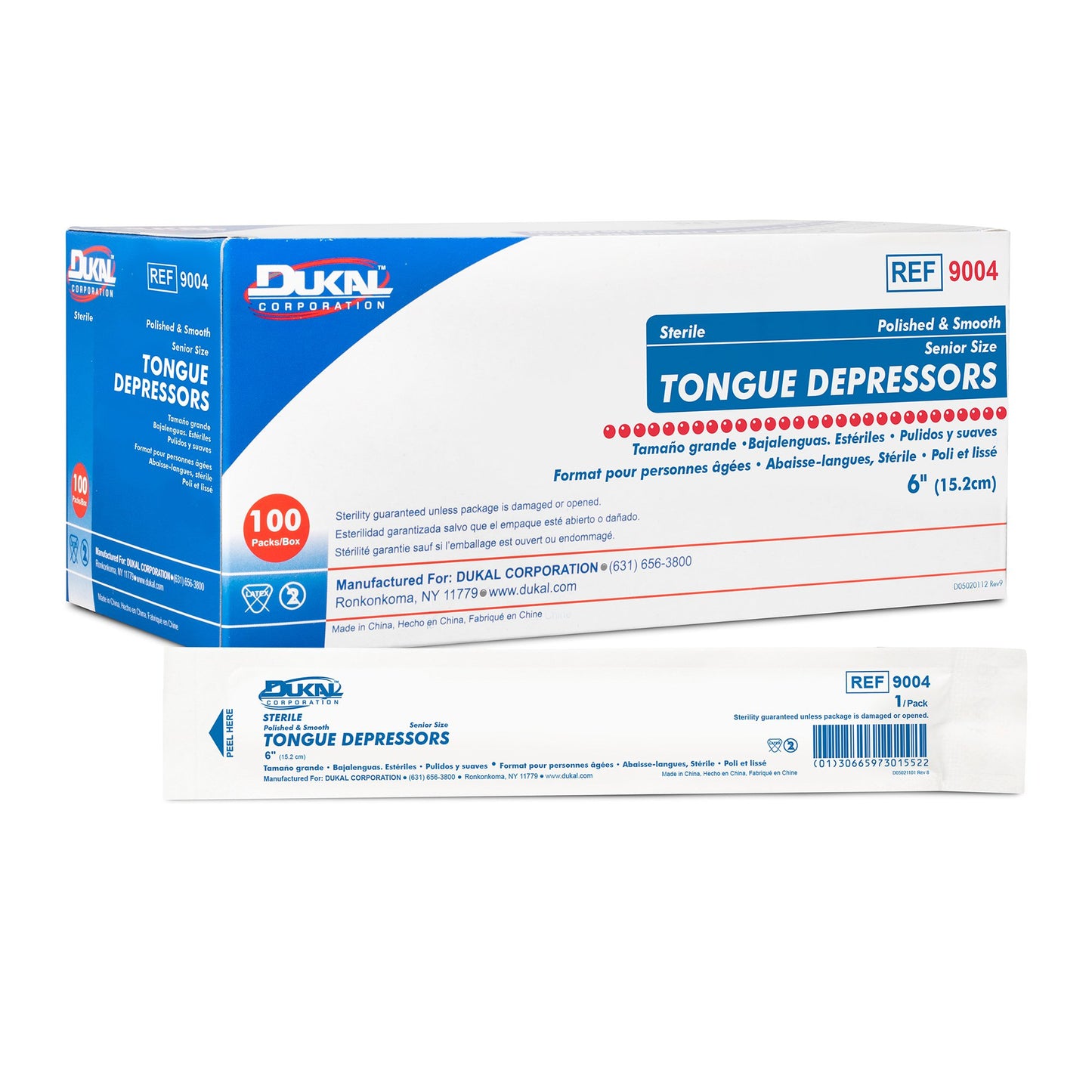 DEPRESSOR, TONGUE STR 6"
