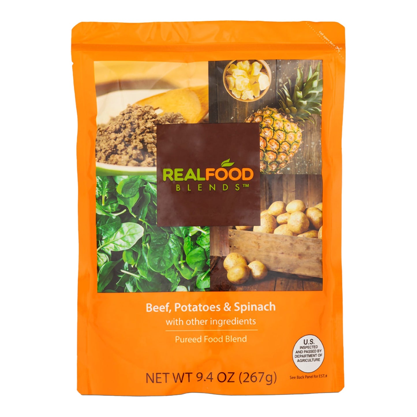 ENTERAL FEEDING, BEEF/POTATOES& SPINACH