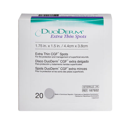 DRESSING, DUODERM X-THIN OVAL1 3/4X1 1/2