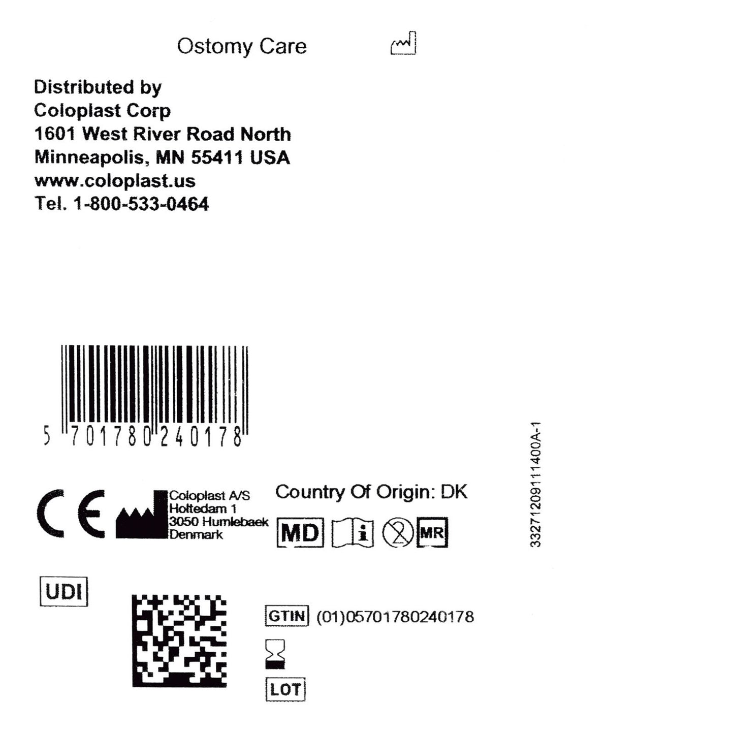 SEAL, F/OSTOMY POUCH BRAVA 1"