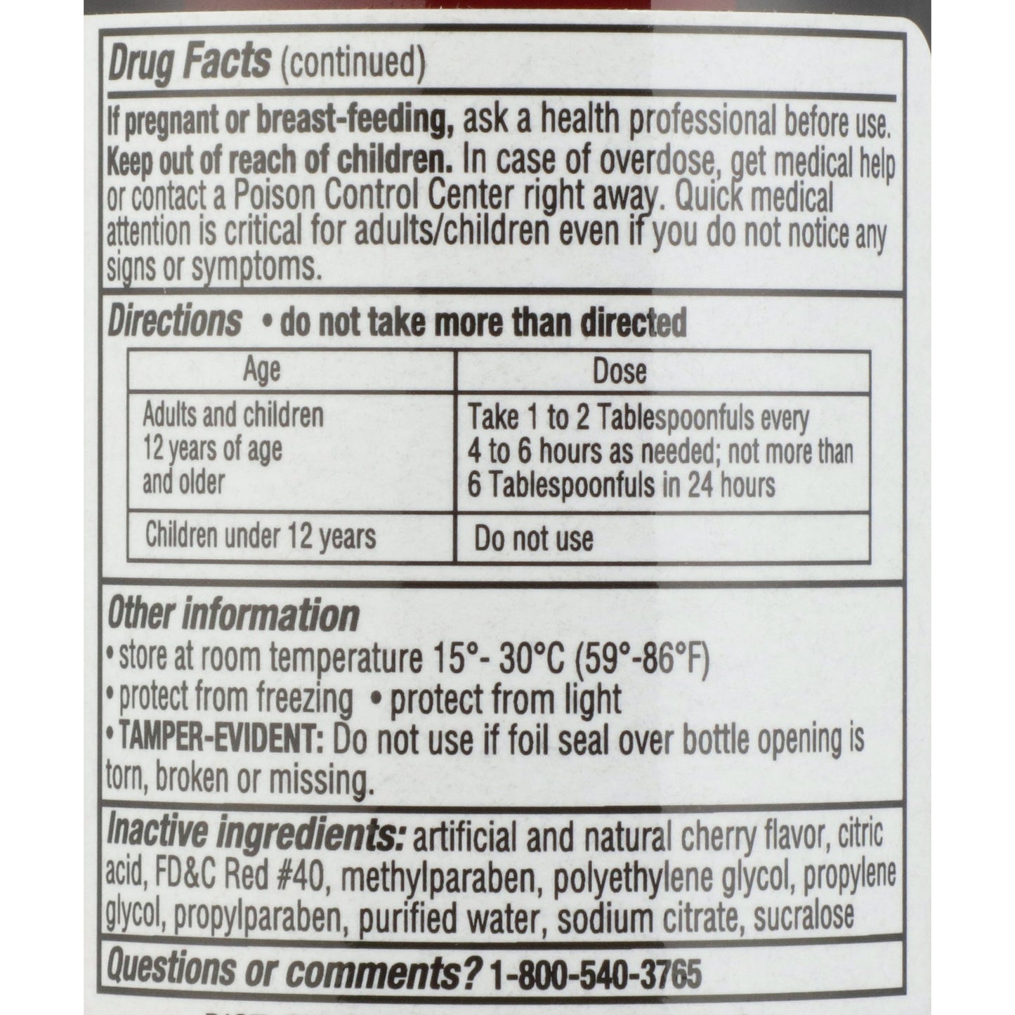 ACETAMINOPHEN LIQ 500MG ADULT 8OZ