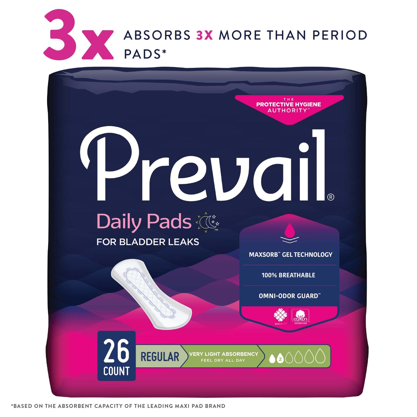 PAD, PREVAIL VERY LIGHT