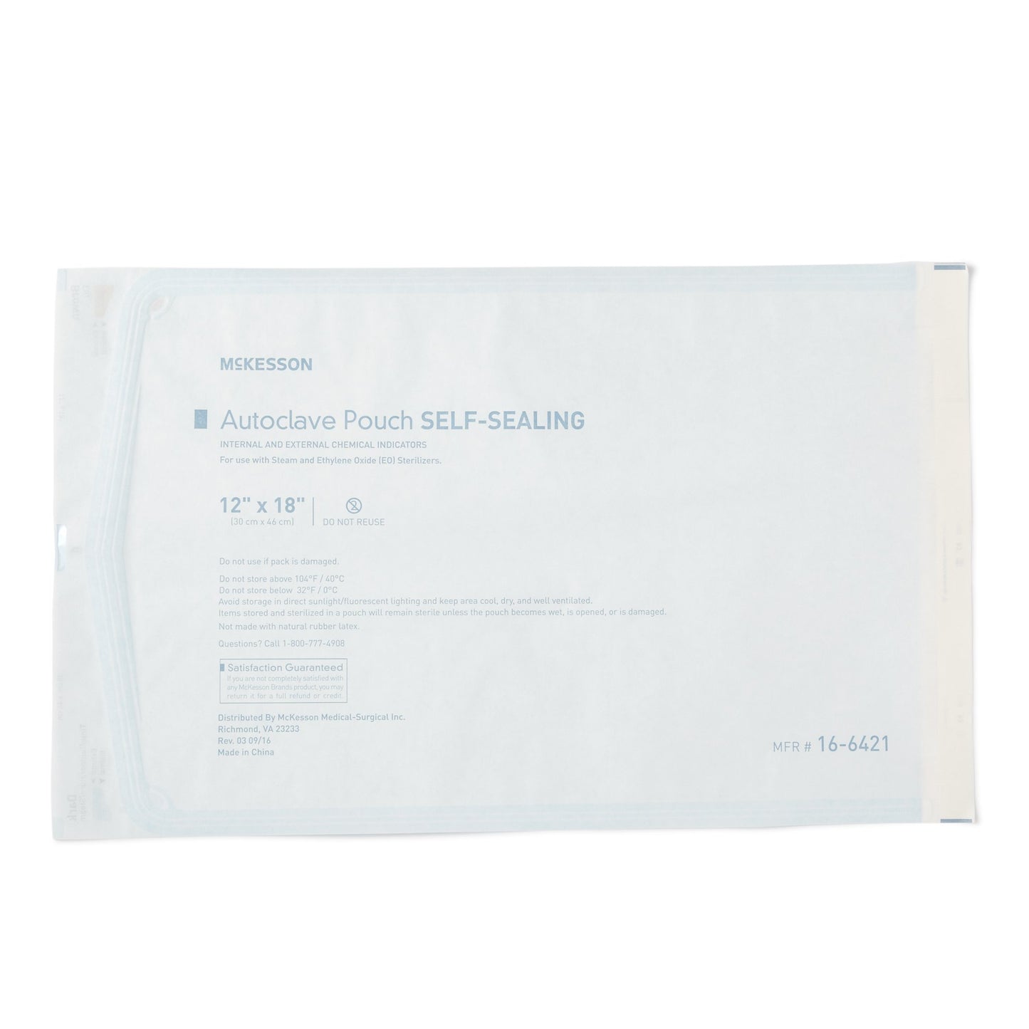 POUCH, SELF SEAL ECON 12X18