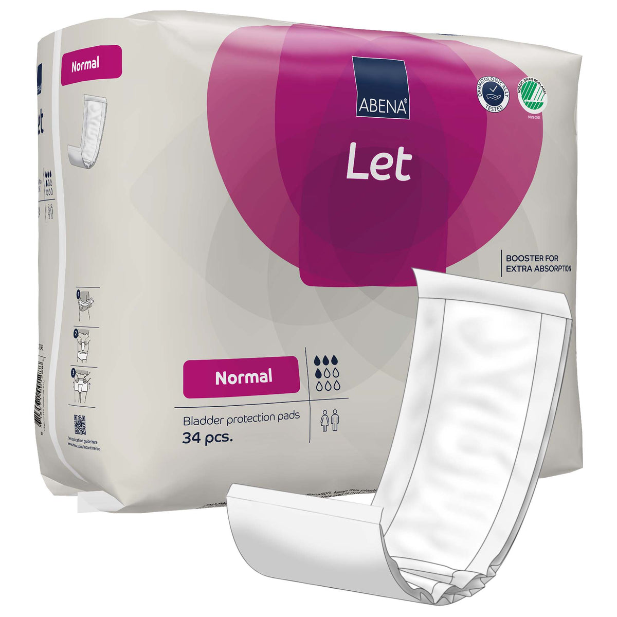 PAD, INCONT ABENA LET PREM BOOSTER ADLT NORMAL