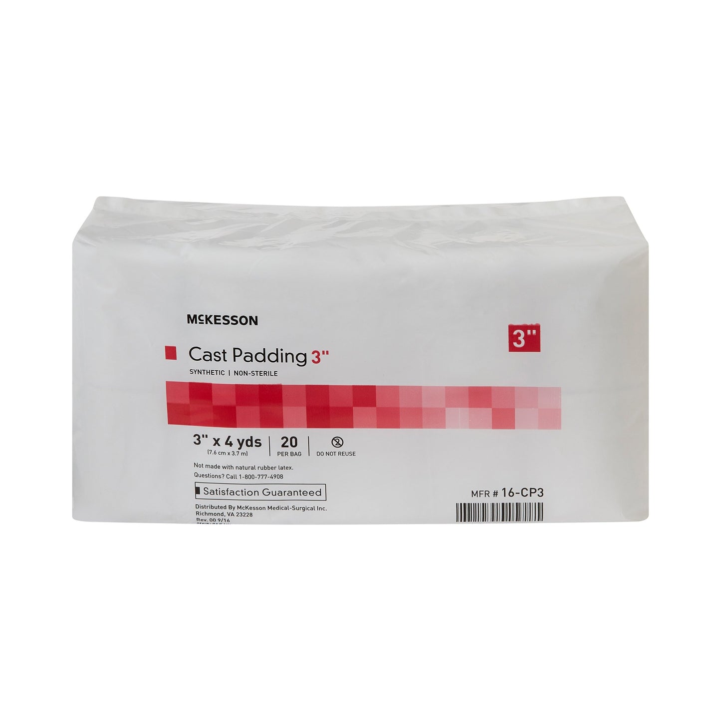 PADDING, CAST SYN 3"X4YDS