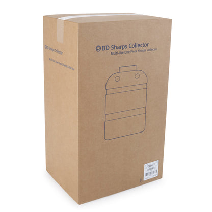 CONTAINER, SHARPS RED 19.7QT FNL LID