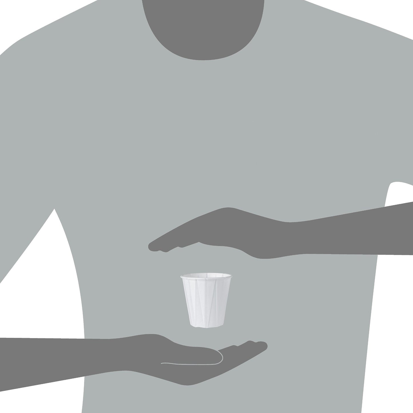 CUP, PAPER SOUFFLE PORTN TRTDWHT 3.5OZ