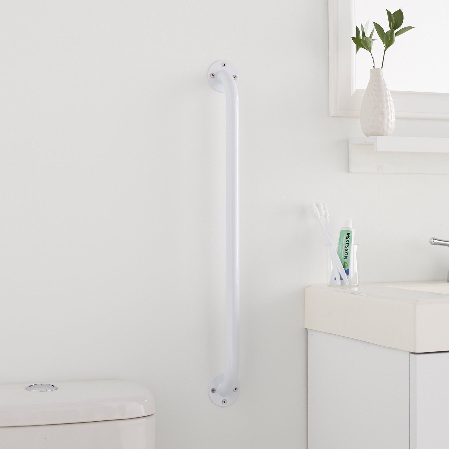 BAR, GRAB MOUNT PDR COATED WHT24"