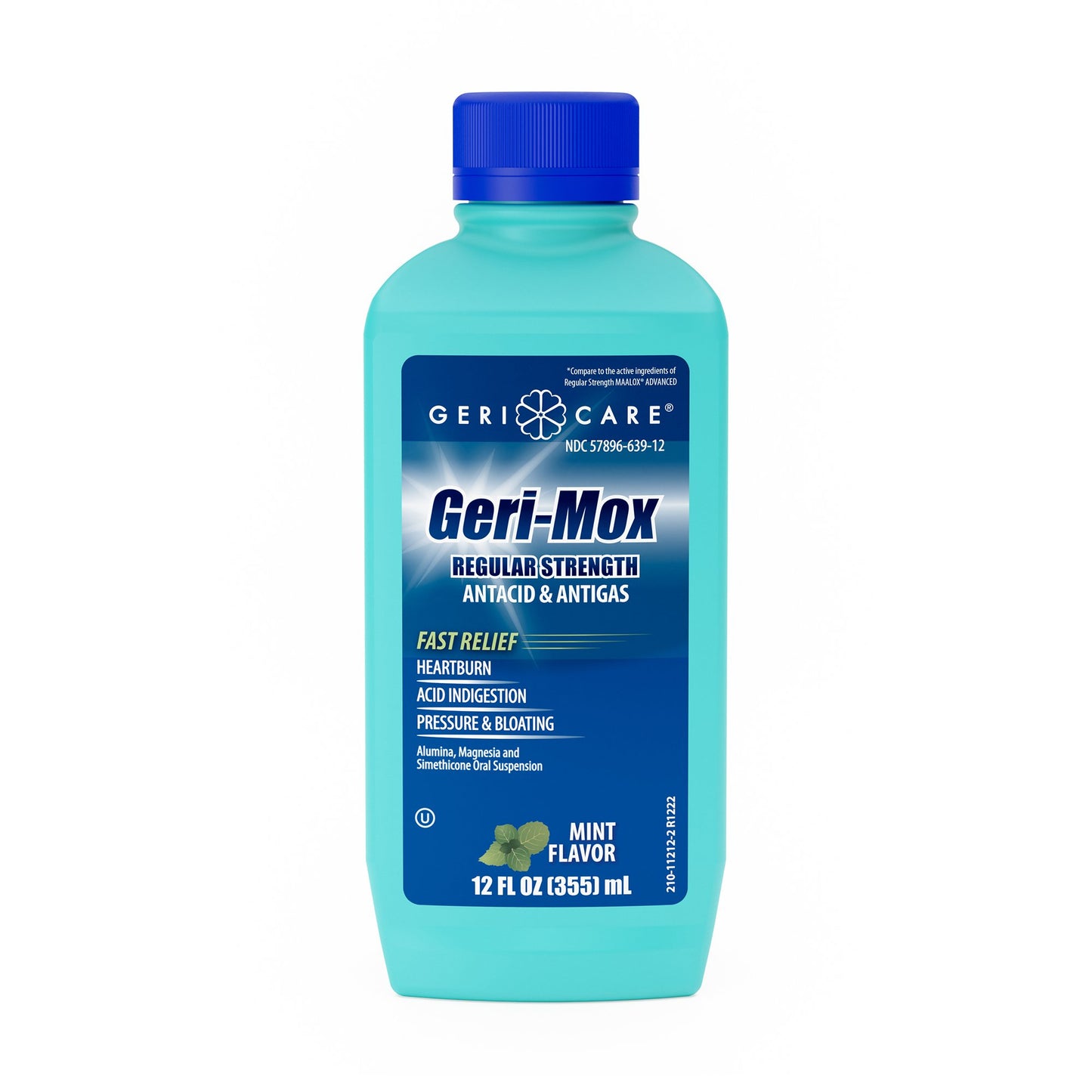 ANTACID, LIQ GERI-MOX ANTIGASREG STRNTH MINT 12OZ
