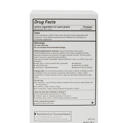 ORASOL, GEL 20% BENZOL 0.9GM