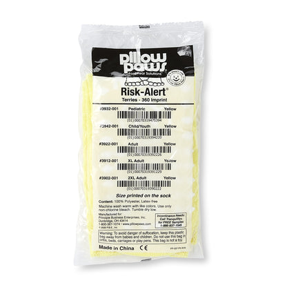SLIPPER, FALL RISK PILLOW PAWS360 XLG YLW