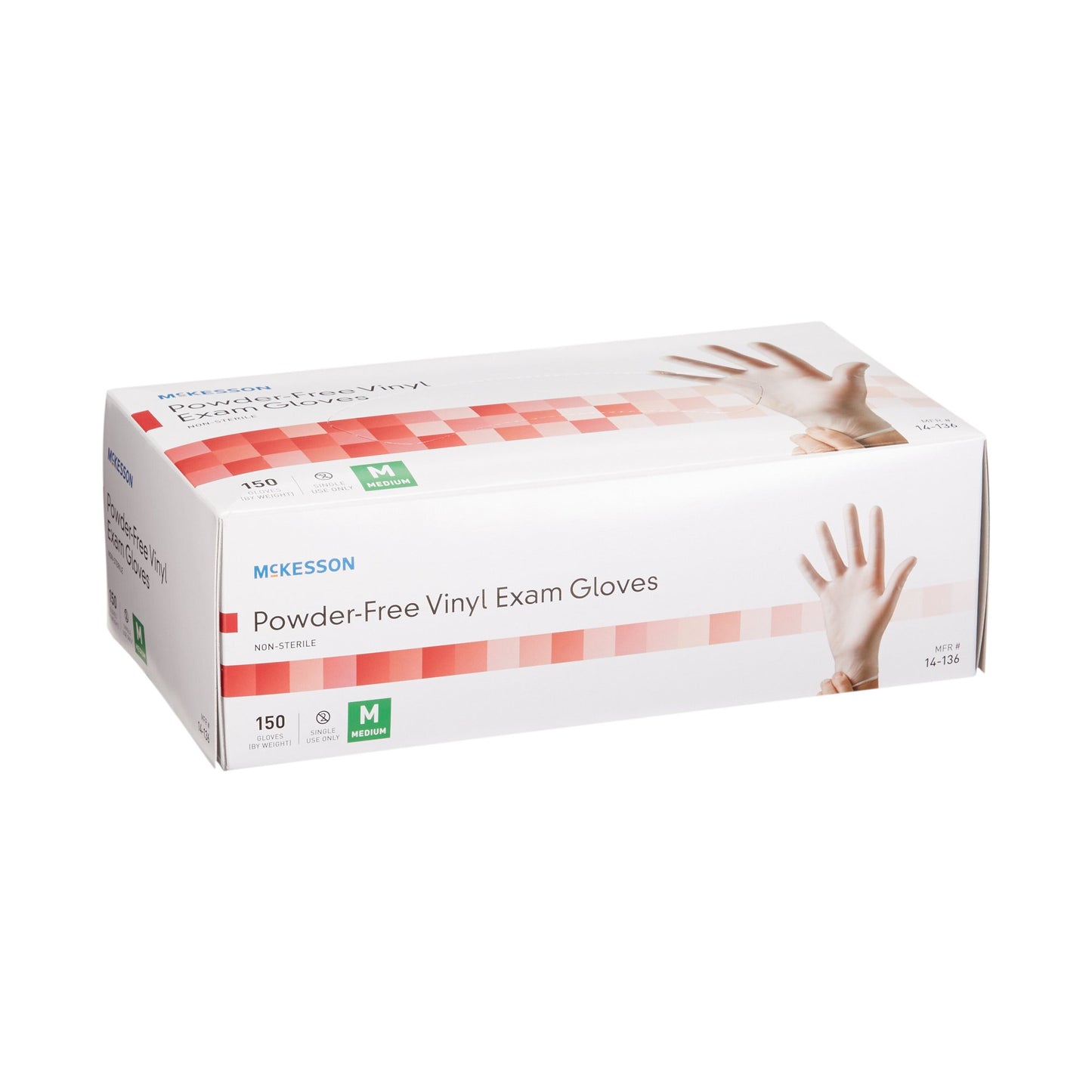 GLOVE, EXAM VNYL MED N/S