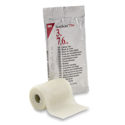 TAPE, CAST SCOTCHCAST 3"X4YDSWHT