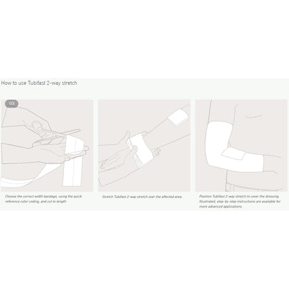 BANDAGE, TUBIFAST BLU LG 3 1/8"X33' MOLYCK
