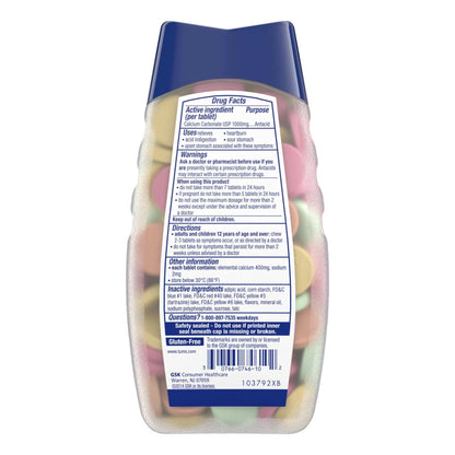 TUMS, TAB CHEW X-STRNTH 750 SMOOTHIES ASTD FRUIT
